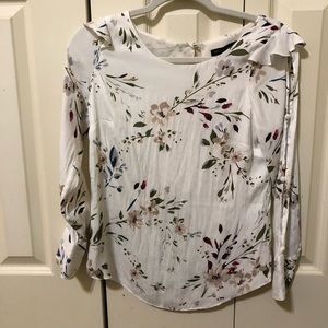 White house black market Floral blouse